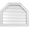 Ekena Millwork Octagonal Top Surface Mount PVC Gable Vent w/ 2"W x 1-1/2"P Brickmould Frame, 24"W x 20"H GVPOT24X2002SF - alternate 1